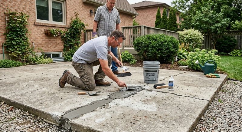 Concrete Patio Repair in Des Moines, IA