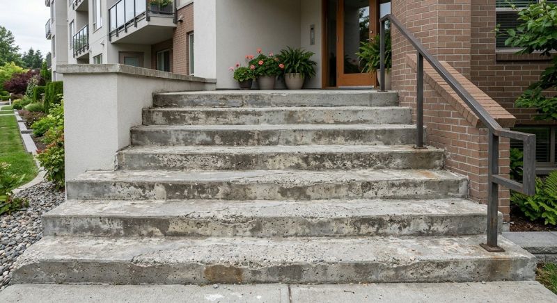 Concrete Stairs Resurfacing in Des Moines, IA