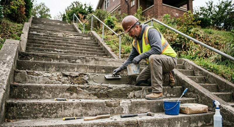 Patio Stairs Repair in Miami Dade County, FL