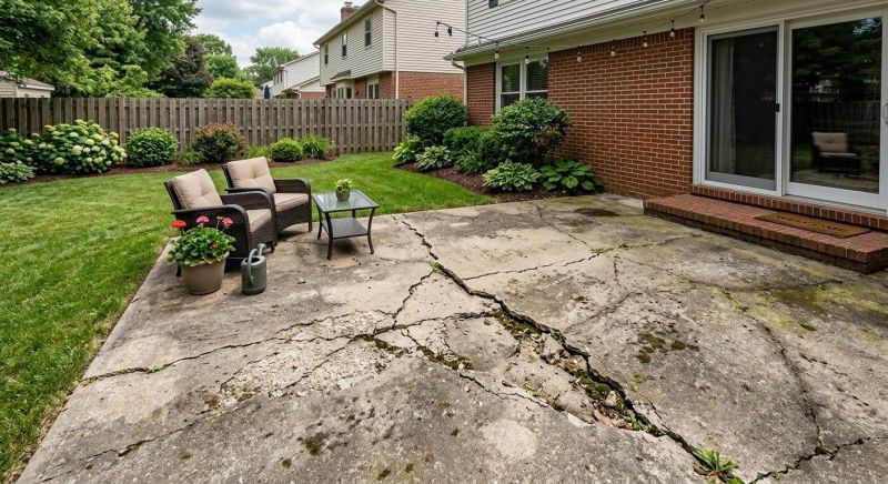 Cement Patio Repair in Albany, NY