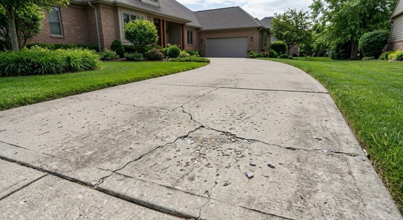 Concrete Driveway Crack Repair in Corpus Christi, TX