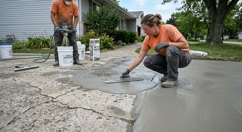 Concrete Driveway Resurfacing in Des Moines, IA