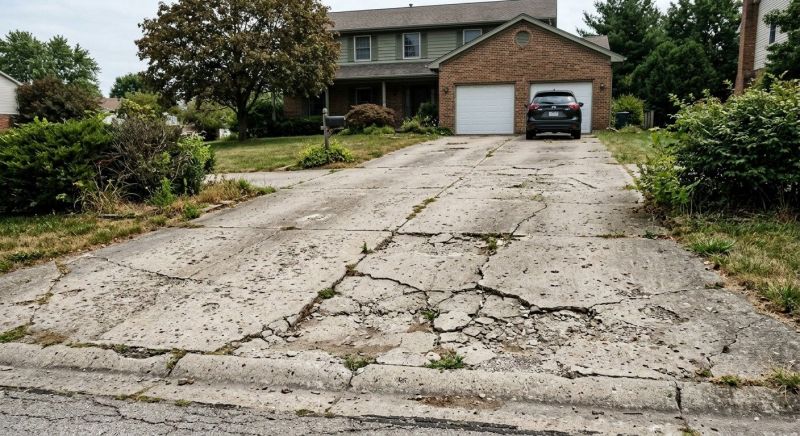 Concrete Driveway Resurfacing in West Des Moines, IA