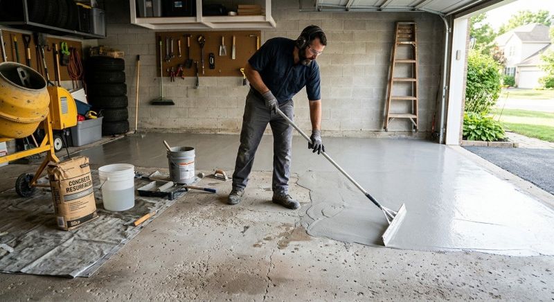 Concrete Floor Resurfacing in West Des Moines, IA