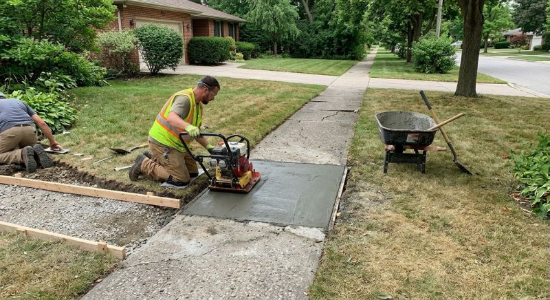 Concrete Pathway Repair in West Des Moines, IA