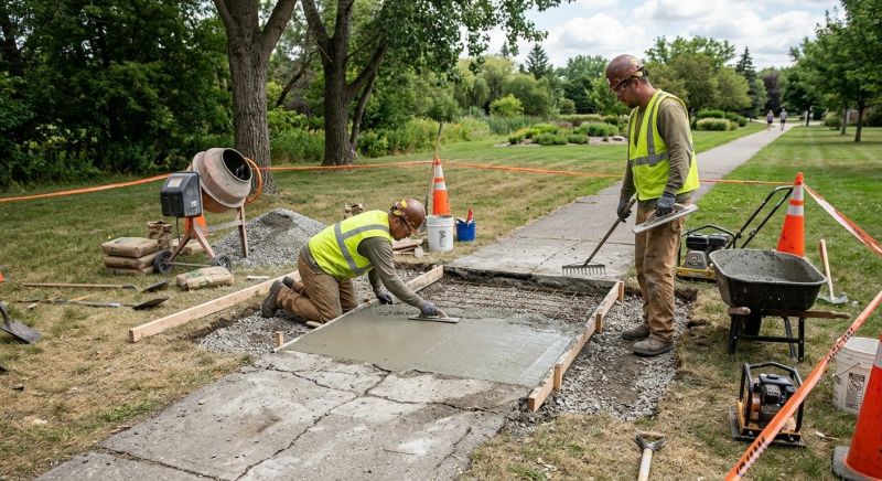 Concrete Pathway Repair in Corpus Christi, TX