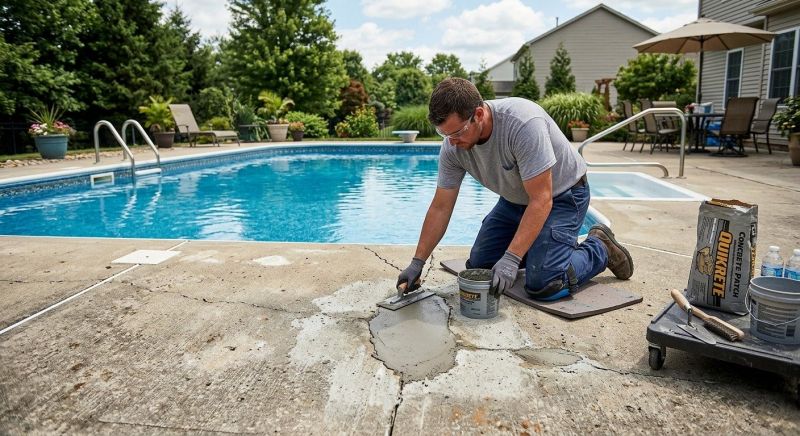Concrete Pool Patio Repair in Corpus Christi, TX
