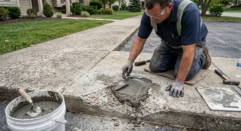 Concrete Sidewalk Repair in Corpus Christi, TX