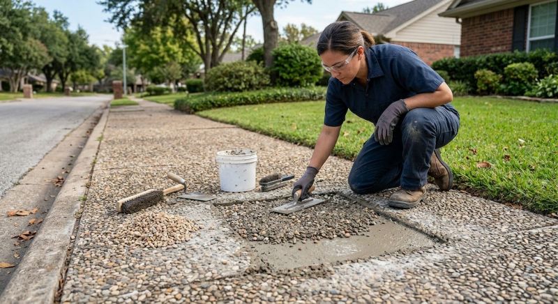 Concrete Sidewalk Repair in West Des Moines, IA
