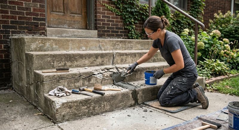 Concrete Stairs Repair in Miami Dade County, FL