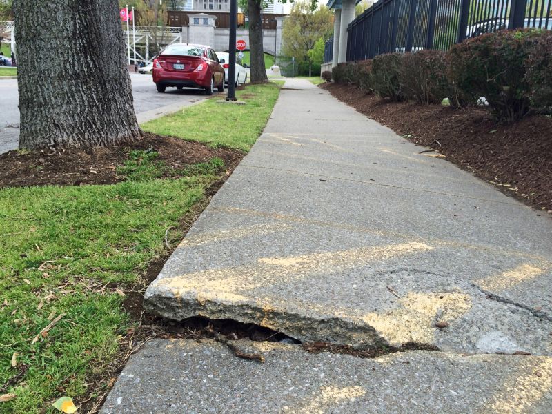 Cracked Sidewalk Repair in West Des Moines, IA