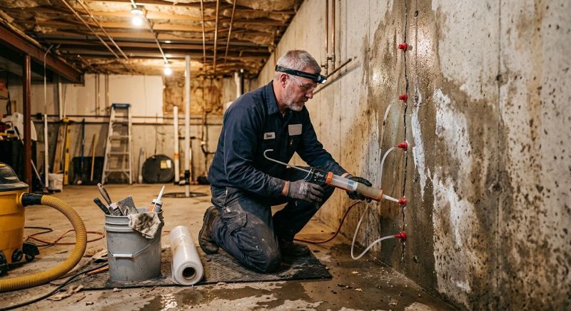 Foundation Leak Repair in Columbus, OH