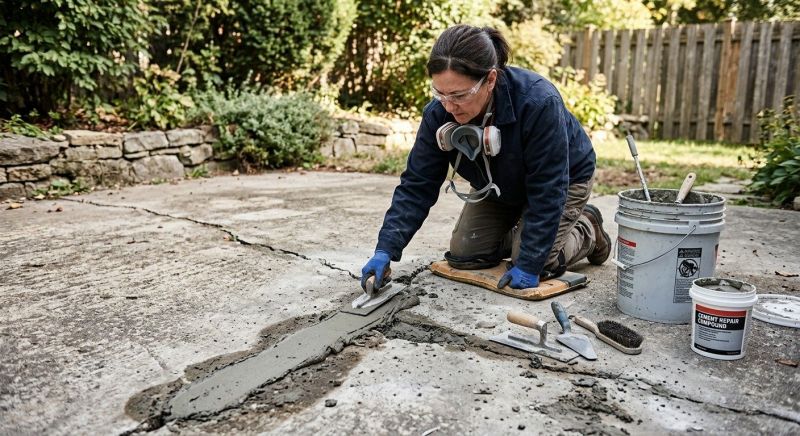 Patio Concrete Repair in Miami Dade County, FL