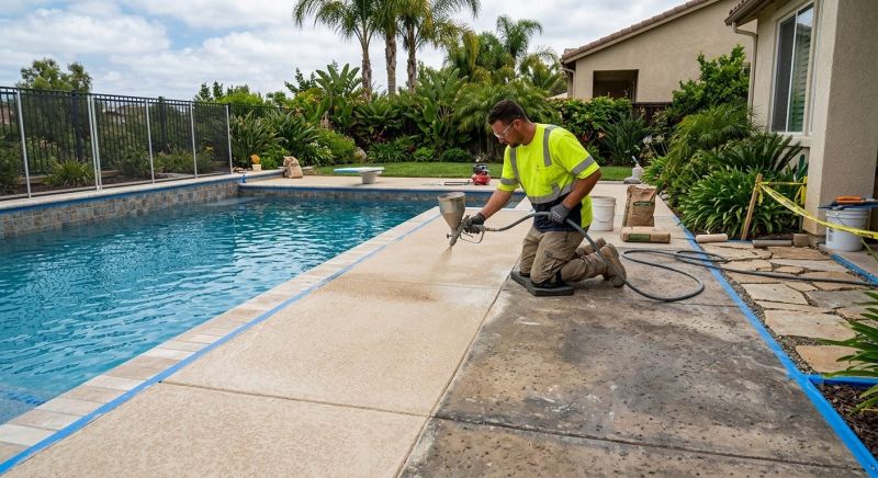 Pool Deck Resurfacing in Des Moines, IA