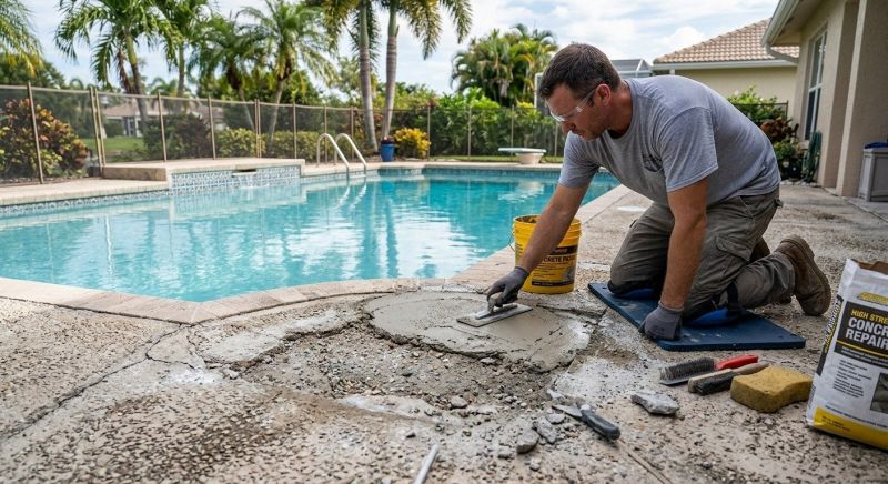 Pool Patio Maintenance in Albany, NY