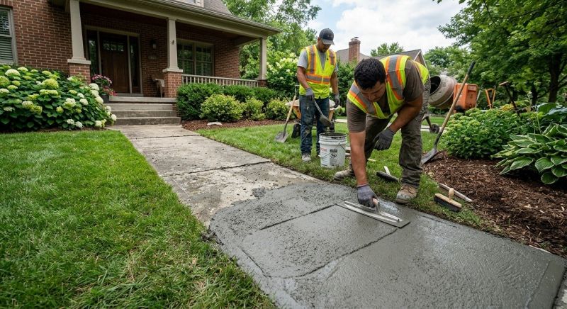 Walkway Resurfacing in Des Moines, IA