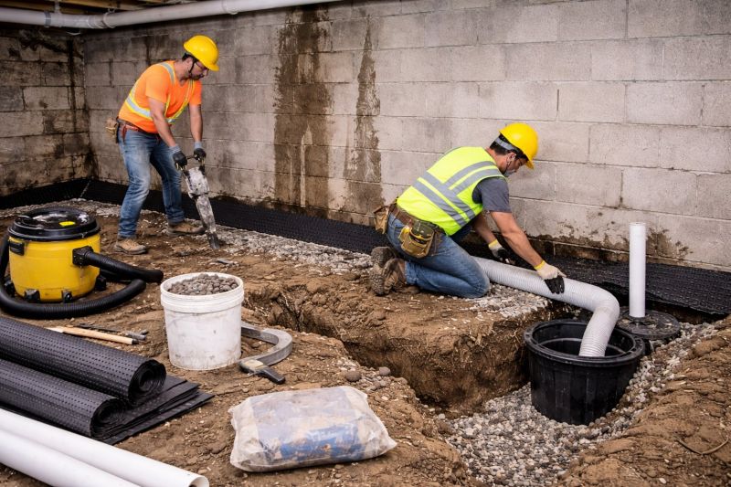 Wet Basement Solutions in Columbus, OH